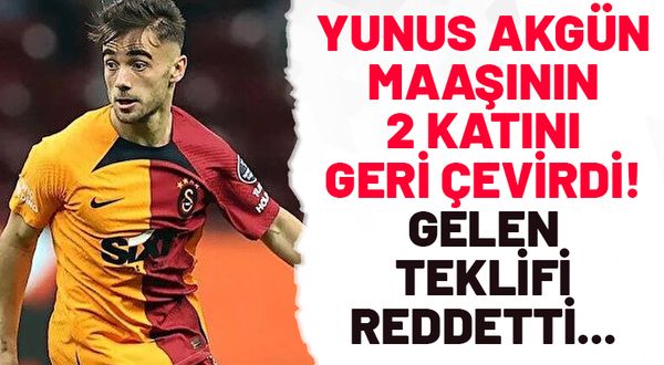 Yunus Akgün'den Galatasaray için fedakarlık! Maaşının 2 katını reddetti