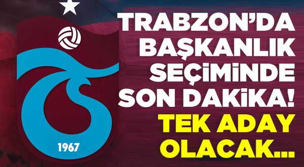 Trabzonspor'da son dakika haberi.. İşte seçime girecek isim!
