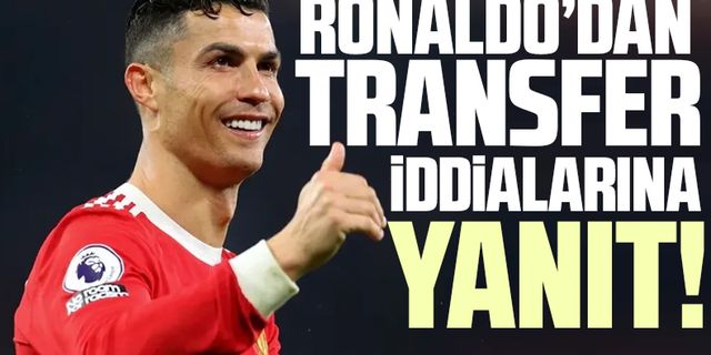 Ronaldo'dan transfer söylentilerine Instagram'da cevap