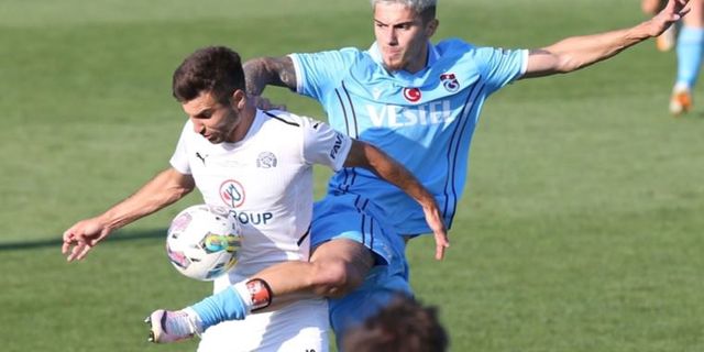 Trabzonspor'dan gollü beraberlik