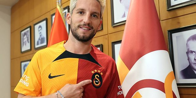Galatasaray'ın 10 numarası Dries Mertens oldu