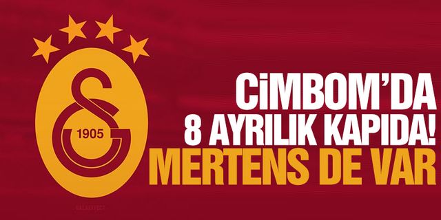 Galatasaray'da 8 ayrılık kapıda! Dries Mertens de listede