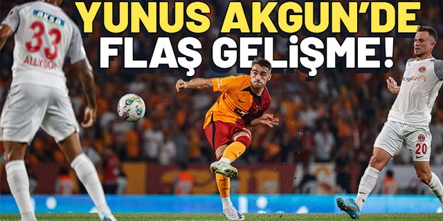 Galatasaray Yunus Akgün'ün kontratını uzatıyor! Anlaşma sağlandı