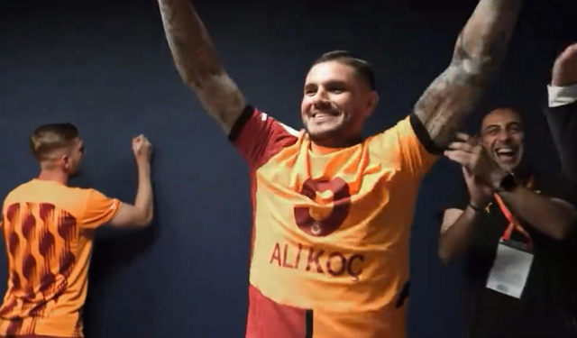 Mauro İcardi Üzerinde Ali Koç Yazan Galatasaray Formasını Giydi! Fener Ağlama Şarkısı Çalındı! (Video)