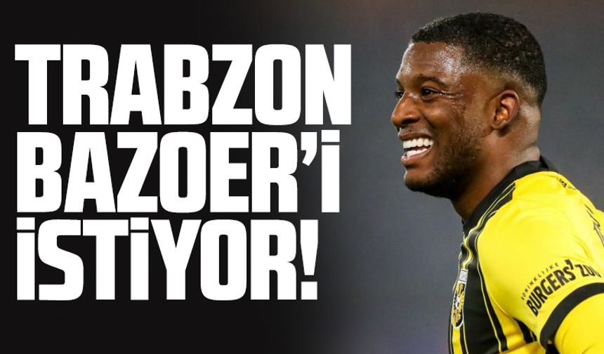 Trabzonspor'da son stoper adayı Riechedly Bazoer