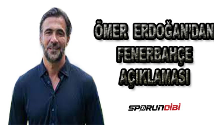 Ankaragücü'nde Ömer Erdoğan'dan Fenerbahçe açıklaması
