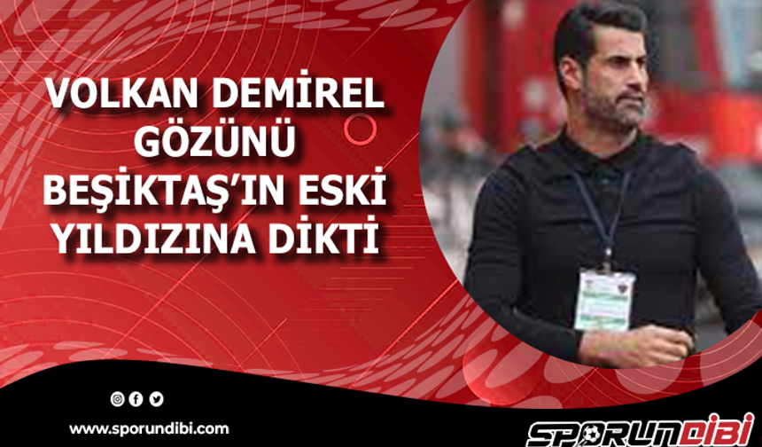 Volkan Demirel gözünü Beşiktaş'ın eski yıldızına dikti!