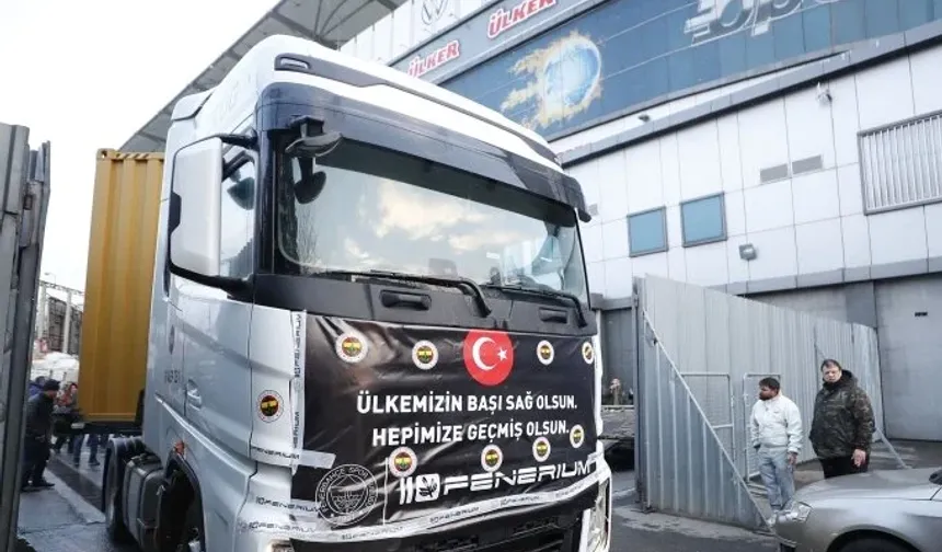 Fenerbahçe'nin 3. tırı da yola çıktı