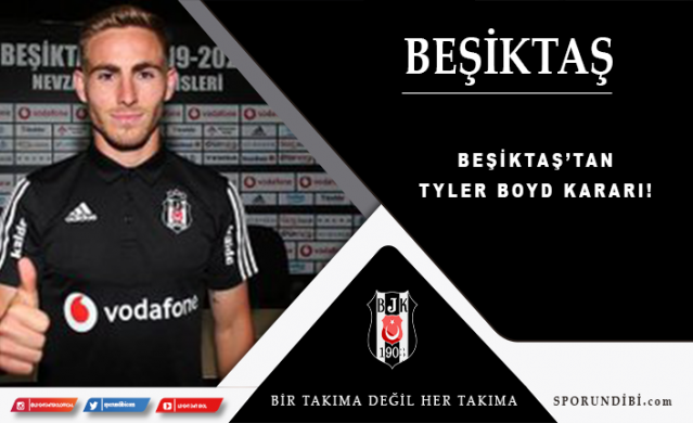 Guimaraes kulübünden 2.40 milyon euro bonservis bedeli karşılığında Tyler Boyd, Beşiktaş&#039;a transfer olmuştu.