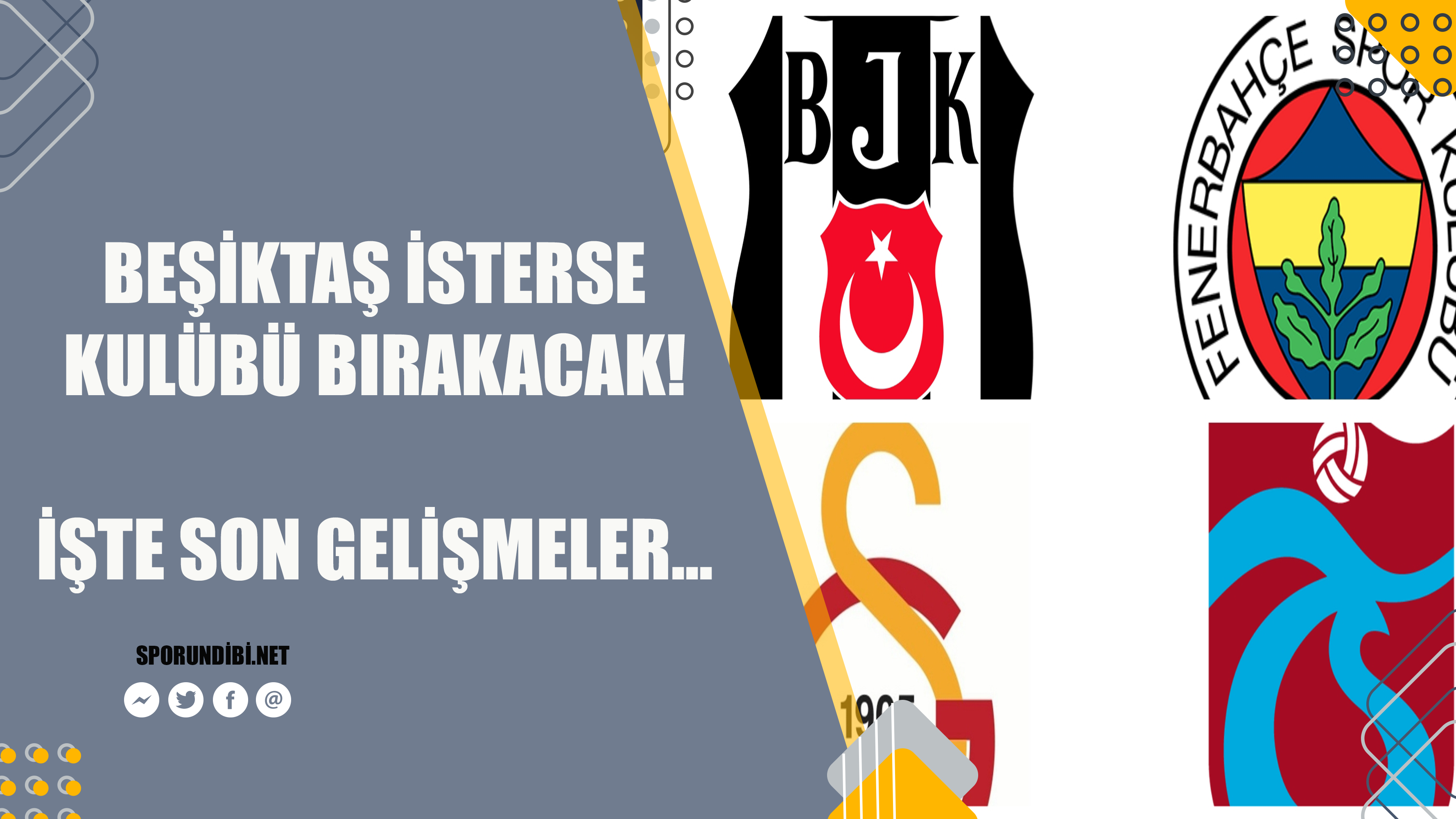 İşte Beşiktaş, Galatasaray, Fenerbahçe ve Trabzonspor başta olmak üzere Süper Lig'deki son transfer iddiaları...