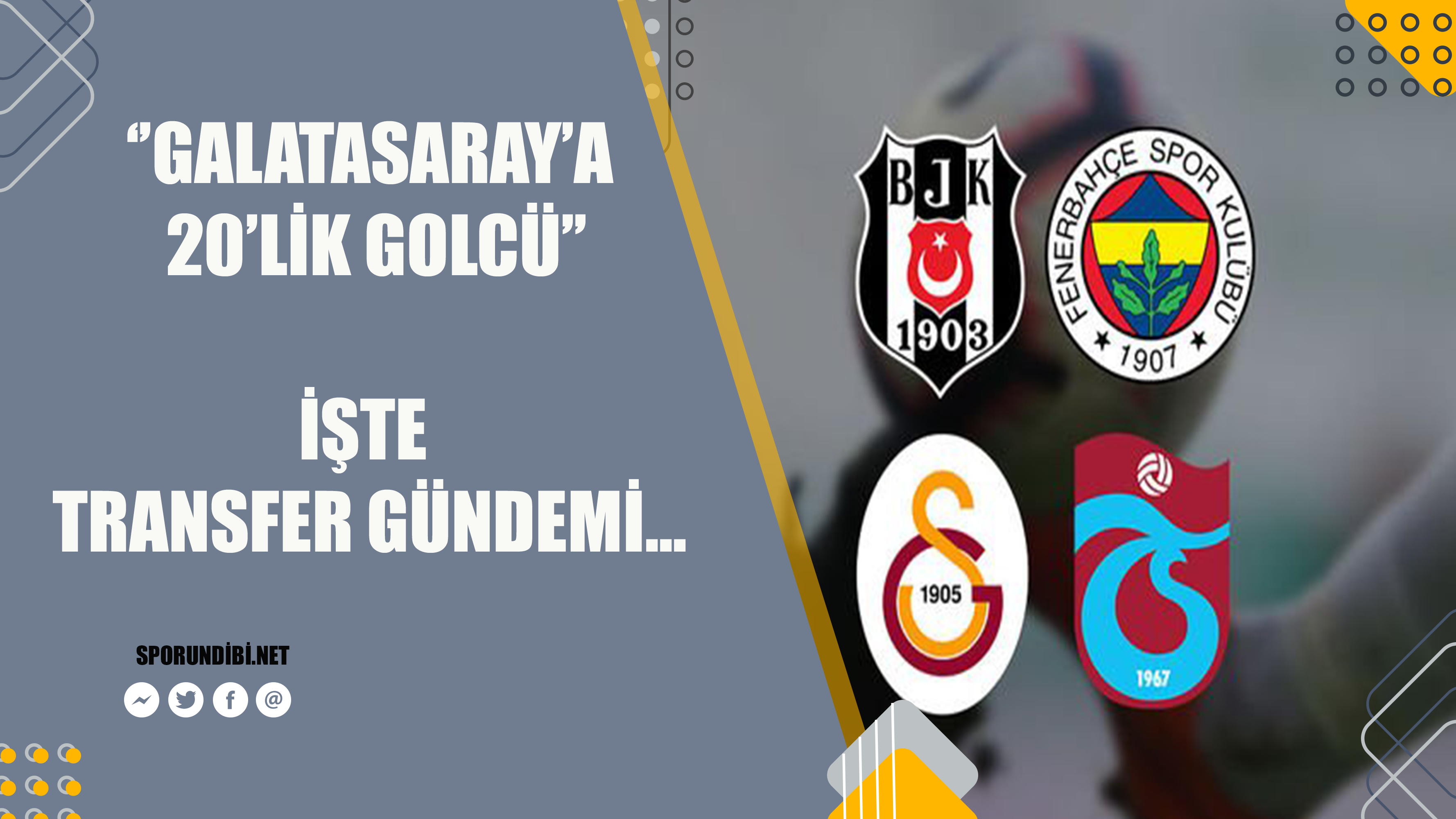İşte Beşiktaş, Galatasaray, Fenerbahçe ve Trabzonspor başta olmak üzere, Spor Toto Süper Lig, Avrupa ve Dünyadan transfer iddiaları...