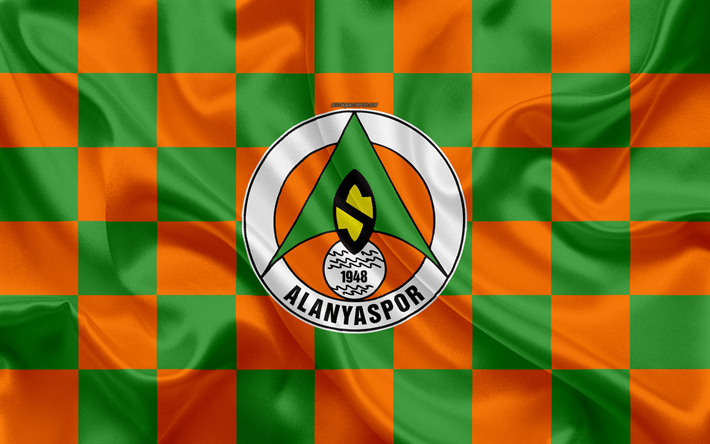 thumb2-alanyaspor-4k-logo-creative-art-green-orange-checkered-flag